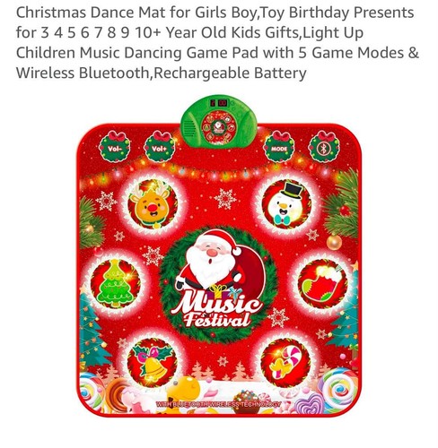Christmas dance mat girls - christmas,